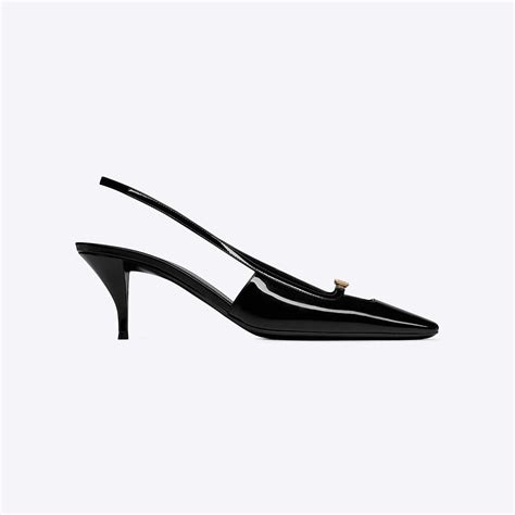 ysl sling back pumps